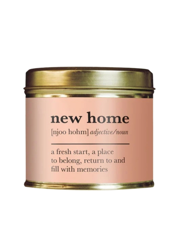 Scented Candle In Tin - Blush Pink - New Home - Shearer Candles